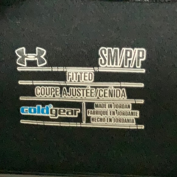 Black Half Zip Under Armour Sweatshirt - Picture 2 of 3